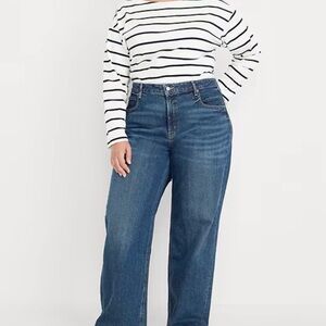 Old Navy High Rise Dark Blue Women's Jeans